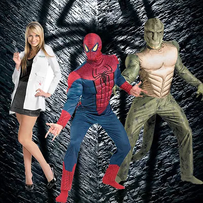 Adult Marvel Comics Movie The Amazing Spider-man Muscle DLX Lizard Gwen Costume • $37.95