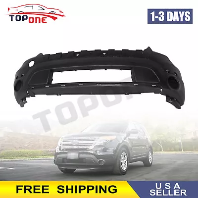 New Front Lower Bumper Cover W/o Fog Light Cut-out Fits 2011-2015 Ford Explorer • $142.38