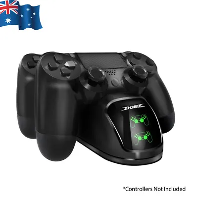 $23.95 • Buy DOBE PS4 Controller Charger Dual Shock 4 Controller Charging Docking Station LED