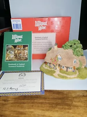 Rustic Root House 618 Lilliput Lane Boxed And With Deeds • £5