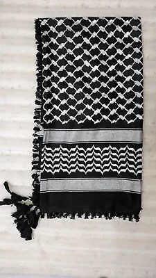 Palestine Shemagh Keffiyeh Arab Scarf Arafat Hatta Brand Cotton Made In India • $39.81