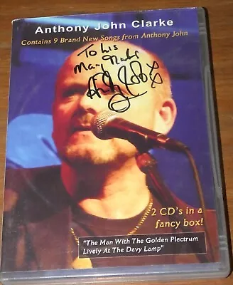 Anthony John Clarke - Lively At The Davy Lamp / Man With The Golden (2CD) Signed • £8.99