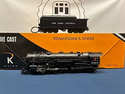 K-line New York Central 4-6-4 J1e Hudson Steam Engine W/ Railsounds K3270-5343S • $599.99