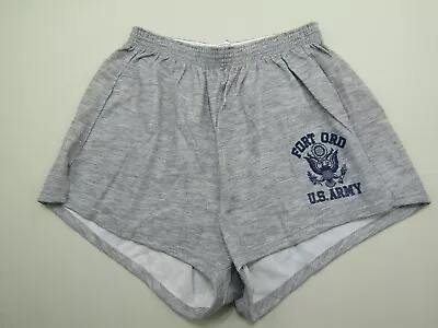VTG Fort Ord US Army Sweat Shorts Mens XL 40-42 Gym Short Short Retro Activewear • $22.49