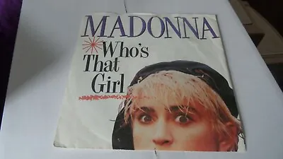 Madonna Who's That Girl 7  Vinyl Uk W8341 • £2.20