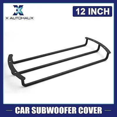 Metal Black 12 Inch Audio Speaker Subwoofer Grill Cover Protector For Auto Car • £8.79