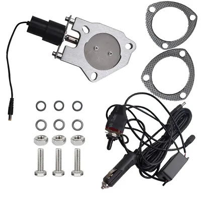 3  Electric Exhaust Cutout Valve Control Motor Cut Out Kit With Manual Switch • $50