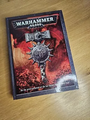 Warhammer 40000 Rule Book/Codex Hardback 2008 Games Workshop OOP • £0.99