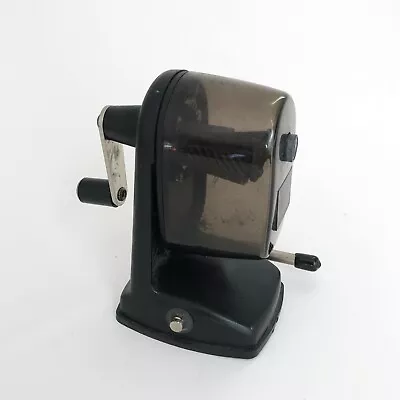 Vintage 90s Sanford Star Black Manual Pencil Sharpener 1999 USA • $14.99