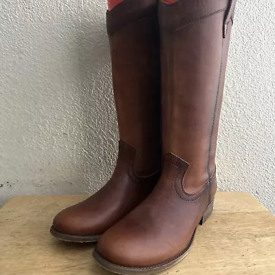 Frye Women's Melissa Pull On Cognac Western Boots Size 8 /8.5 B • $13.99