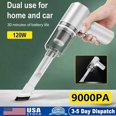 $12.34 • Buy 120W Cordless Handheld Vacuum Cleaner Small Mini Portable Car Auto Home Wireless