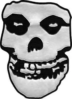 Back Patch - Misfits Silver Crimson Ghost Skull Punk Rock HUGE Iron On New 45010 • $15.99