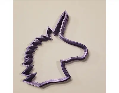 £4.99 • Buy Unicorn Head Cookie Pastry Biscuit Cutter Icing Fondant Clay Kitchen Princess