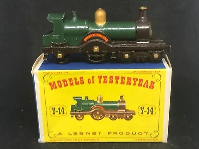 MIMB Matchbox Yesteryear Y14 Series 1 Iss 4 Duke Of Connaught Loco W Type D1 Box • $110