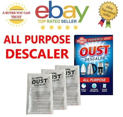 OUST All Purpose Descaler For Coffee Kettle Iron Limescale Remover & Cleaner • £3.45