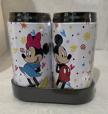 Disney Mickey Mouse And Minnie Mouse Salt And Pepper Shakers - Tin Company - NEW • $13