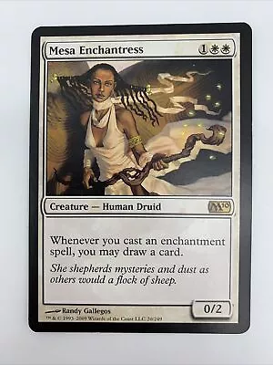 Mesa Enchantress X1 Magic The Gathering 2010 Core Set M10 MTG Moderately Played  • $1.58