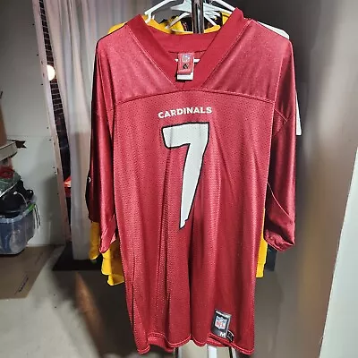 REEBOK  NFL Players  Home Jersey~Arizona Cardinals # 7 Leinart~Men's Medium • $20