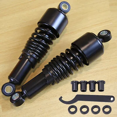 Black 10.5  Slammer Rear Absorber Shock Lowering Kit For 1980-UP Harley Touring • $76.09