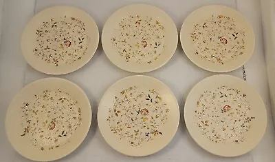 Vintage Lenox Temper-Ware Merriment Bread & Butter Small Dessert Plates 6 Pcs. • $28