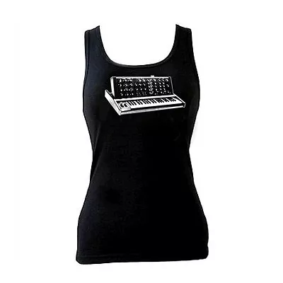 Women's Moog Early Minimoog Synthesizer Graphic Tank Top Shirt S - 2XL Black  • $16.99