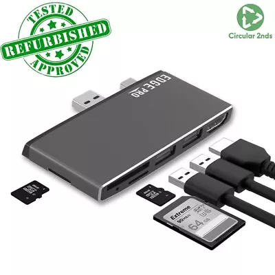 $49.95 • Buy Mbeat Edge Pro P78 Multifunction USB Hub/Adapter F/Microsoft Surface Pro Gen 5/6