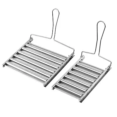 Sausage Roller Rack BBQ Hot Dog Griller Stainless Steel Sausage Roller Grill • $23.69