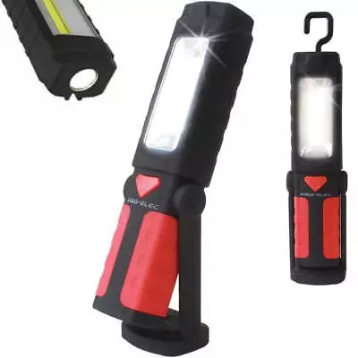 PRO-ELEC Portable LED Work Light Pivot COB Magnetic Flashlight With 180° Swivel • $15.99