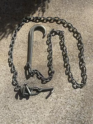 J Hook With Chain Link W/RJT End  Axle Wrecker  5400LBS 10 Feet Chain • $100