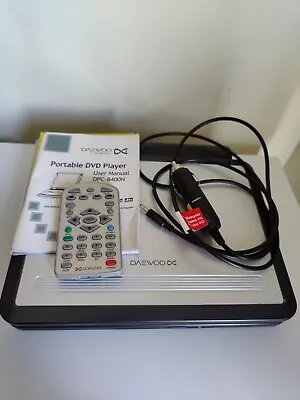 Daewoo Portable 7  DVD Player Car Adpt DPC-8400N No Charger Inc Tested Works • $24