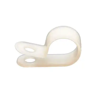 DOLPHIN DC-1/4 Nylon Cable Hose Wire Electrical Clamp R Type 1/4  Natural PK100  • $10.99