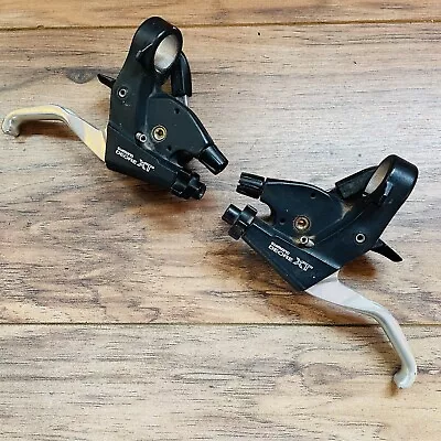 Shimano Deore XT ST-M739 8 Speed STI Shifter V-Brake Levers NO GEAR INDICATORS • $79.99