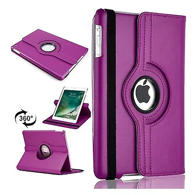 360 Rotating Leather Smart Stand Case Cover For IPad 9.7 Air 1 & 2 5th 6th Gen • £6.95