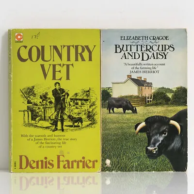 £6 • Buy BUTTERCUPS & DAISY Elizabeth Cragoe COUNTRY VET Denis Farrier 1970s Country Life