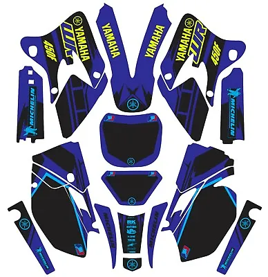 Blue Highlighter YAMAHA GRAPHICS  WR 450F WR450F 2003 2004 2005 2006 Decals • $95