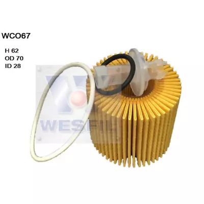 WCO67 - WESFIL OIL FILTER R2648P Fits TOYOTA • $12.05