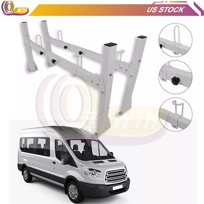 3 Bar Van Roof Ladder Rack Bulky Tools Carrier Cargo Carrier For Chevy GMC Ford • $137.37