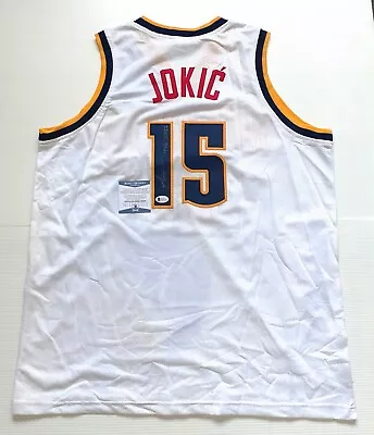 Signed Nikola Jokic Jersey With InscriptionAuthenticated BeckettHologramCOA • $749