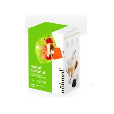 NOHMAL DOLCE GUSTO Coffee Pods NEPAL COCONUT 16 Pods / NO BOX SHIPS FREE • $16.95