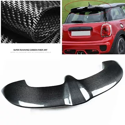 Carbon Fiber Rear Spoiler Roof Wing For Mini F55 F56 Cooper 2013 2014-2023 • $154.91