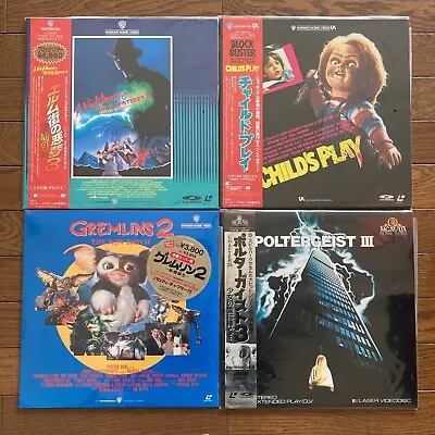 POLTERGEIST 3 GREMLINS 2 CHILD'S PLAY A NIGHTMARE ON ELM STREET 3 Laserdisc LD • $178