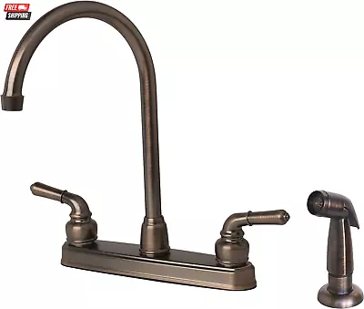 1201SPBZ RV Mobile Home Non-Metallic High Arc Swivel Kitchen Sink Faucet With Si • $78.08