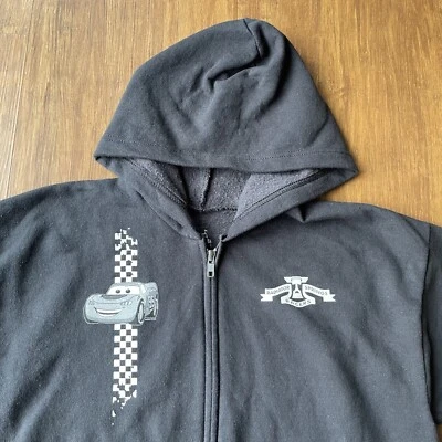 £12.37 • Buy Disney Sweatshirt Boys XL X-Large Cars Kids Youth Hoodie Jacket Parks Black Zip