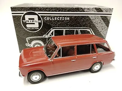 Triple 9 Fiat 124 Estate Monza Red 1972 1/18 T9 1800221 • $94.84