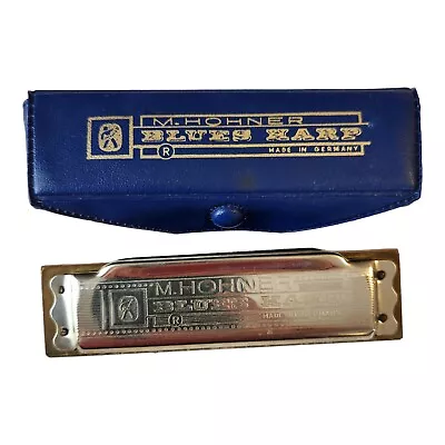 Vintage 1960's M. Hohner Blues  E  Harmonica Made In Germany With Case • $24