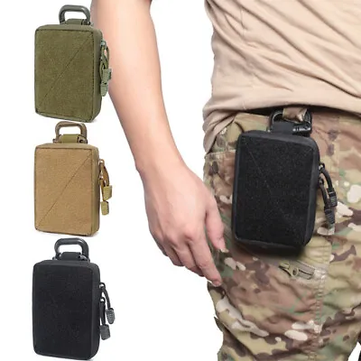 Tactical MOLLE Bag EDC Pouch Medical Organizer Pouch Military Wallet Small Bag • $7.99