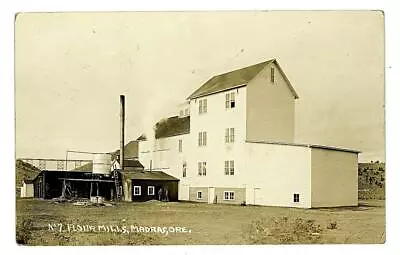 1910's RPPC - FLOUR MILLS - MADRAS OREGON Jefferson County REAL PHOTO POSTCARD • $9.99