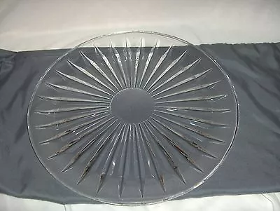 $75 • Buy Val St Lambert Fine Crystal Torte Serving Plate Balmoral NICE