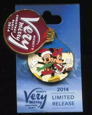 WDW Mickey's Very Merry Christmas Party 2014 Mickey Minnie Disney Pin 106542 • $19.95