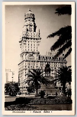 Postcard Montevideo Palacio Salvo RPPC P166 • $7.48